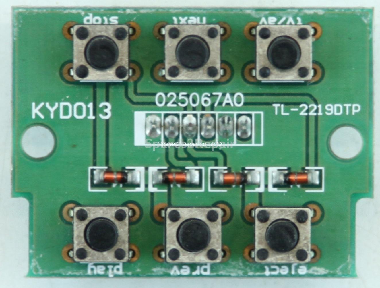 Cello TP2310F - Buttons - TL-2219DTP - KYD013