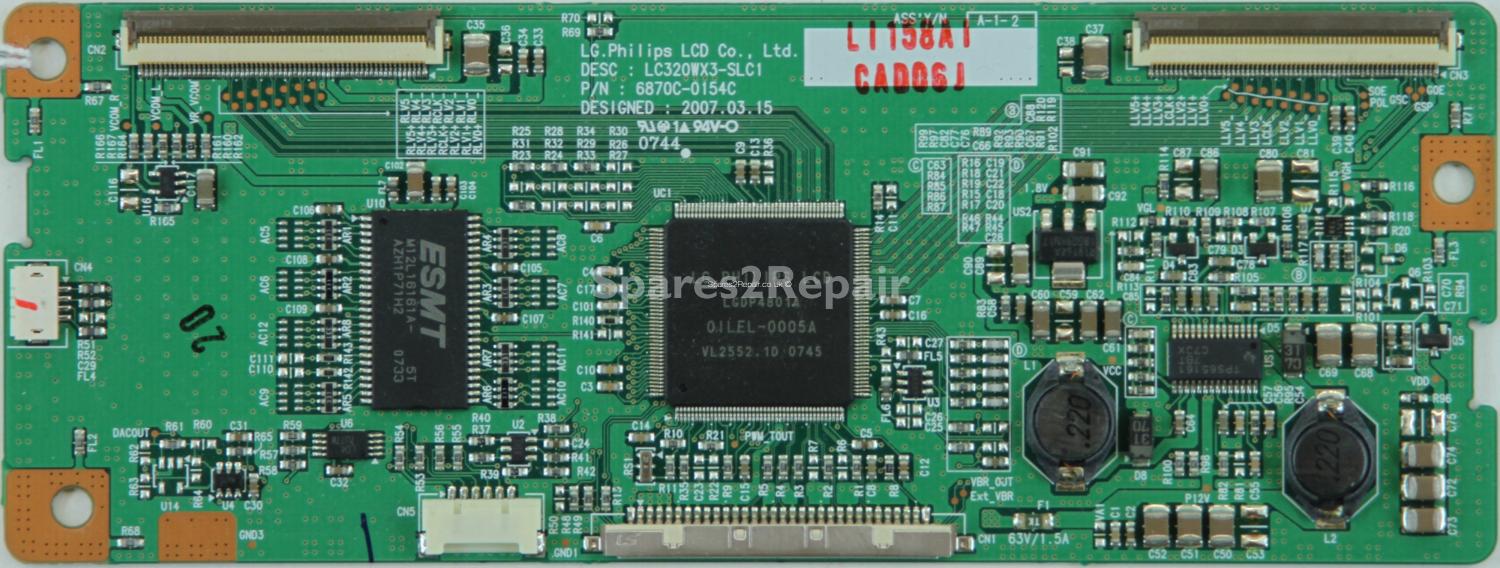 Daewoo DLT-32C3FTB - T-Con - 6870C-0154C - 6871L-0158A - LC320WX3-SLC1
