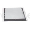 Oven outer Door - 5610440033 Front Glass White Silk Screened [Electrolux Aeg]