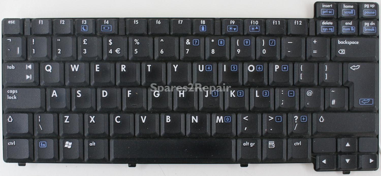 HP Compaq nx6325 - Keyboard - 405963-001 - NSK-C6A0U - 9J.N7182.A0U - Rev:A03