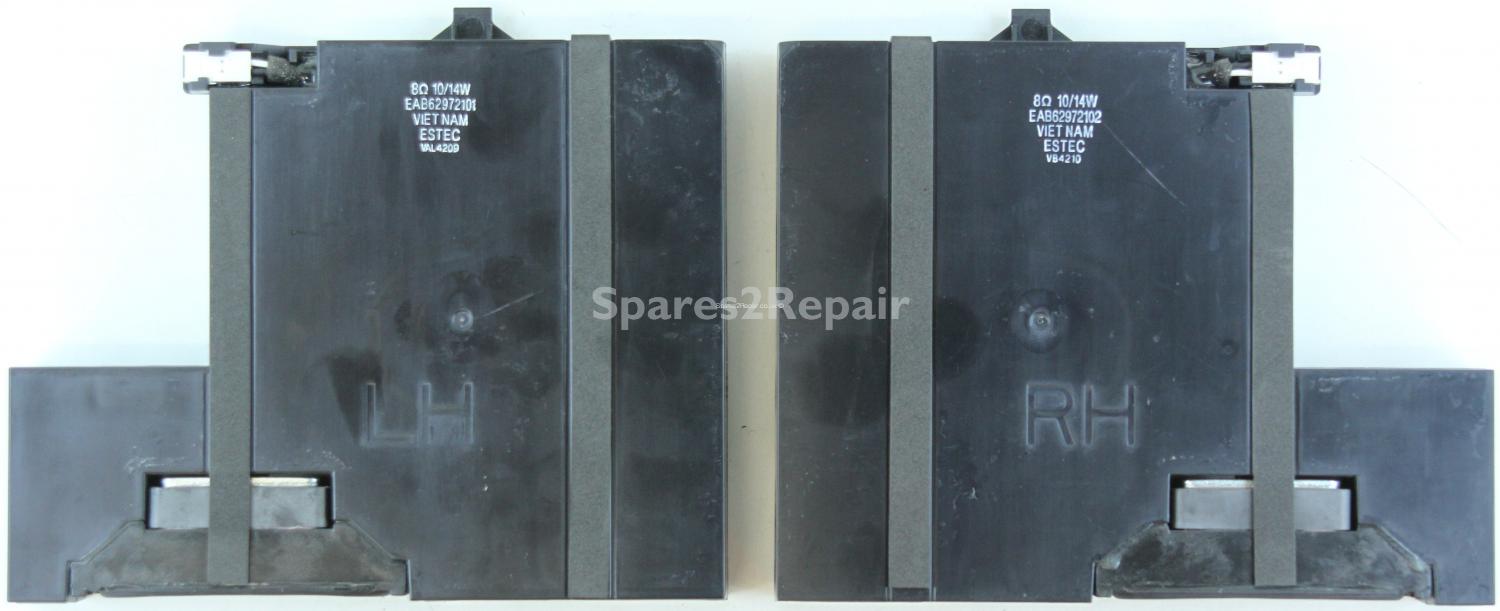 LG 47LB580V - Internal Speakers (L&R) - EAB62972101 - VAL4209 (L) - EAB62972102 - VAL4210 (R) - 10/14W