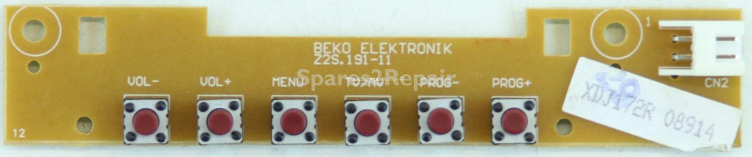 Panache P32LJ520HD - Buttons - BEKO ELEKTRONIK - Z2S.191-11 - XDJ172R (Without Plastic)