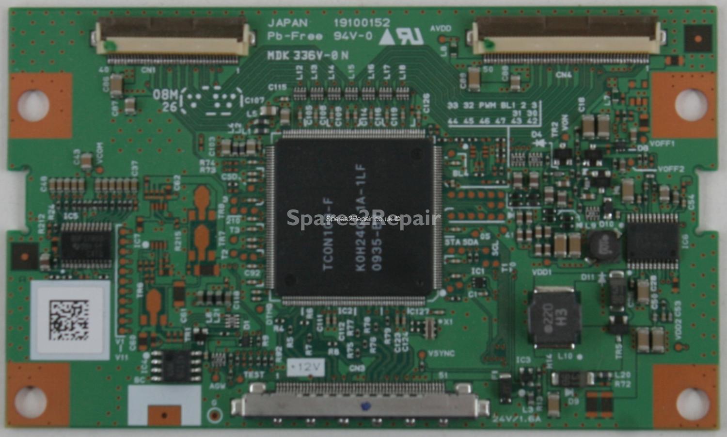 Panasonic TX-32LXD70 - T-Con - 19100152 - TCON103-F
