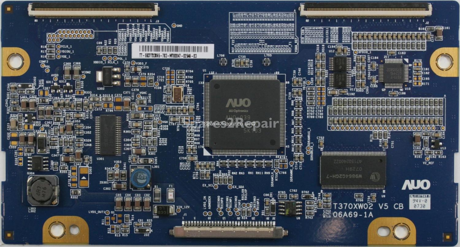 Philips 37PFL5522D/05 - LVDS - 55.37T03.065 - 06A69-1A - T370XW02 V5 CB