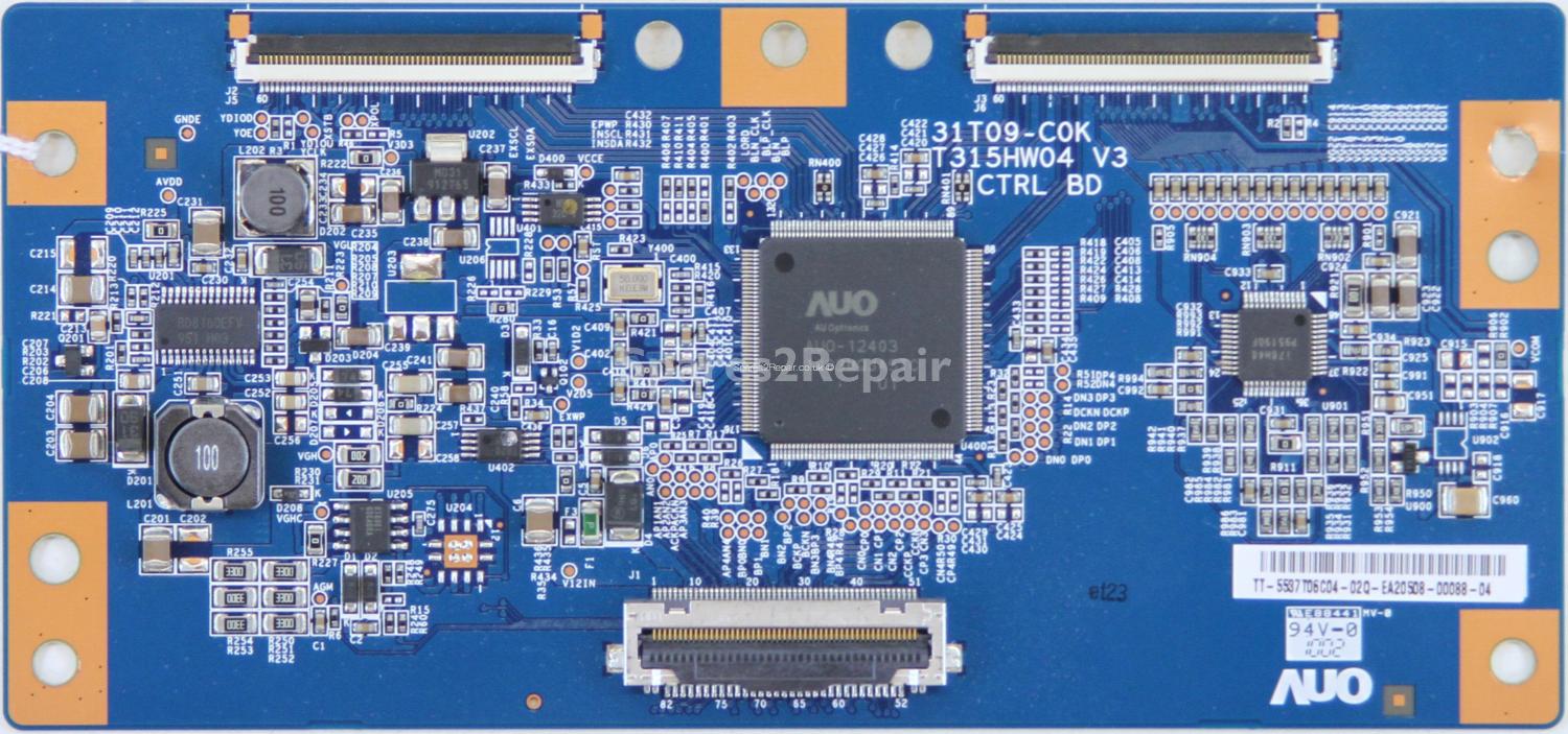 Samsung UE37C6540SK - T-Con - 55.37T06.C04 - 31T09-C0K - T315HW04 V3 CTRL BD