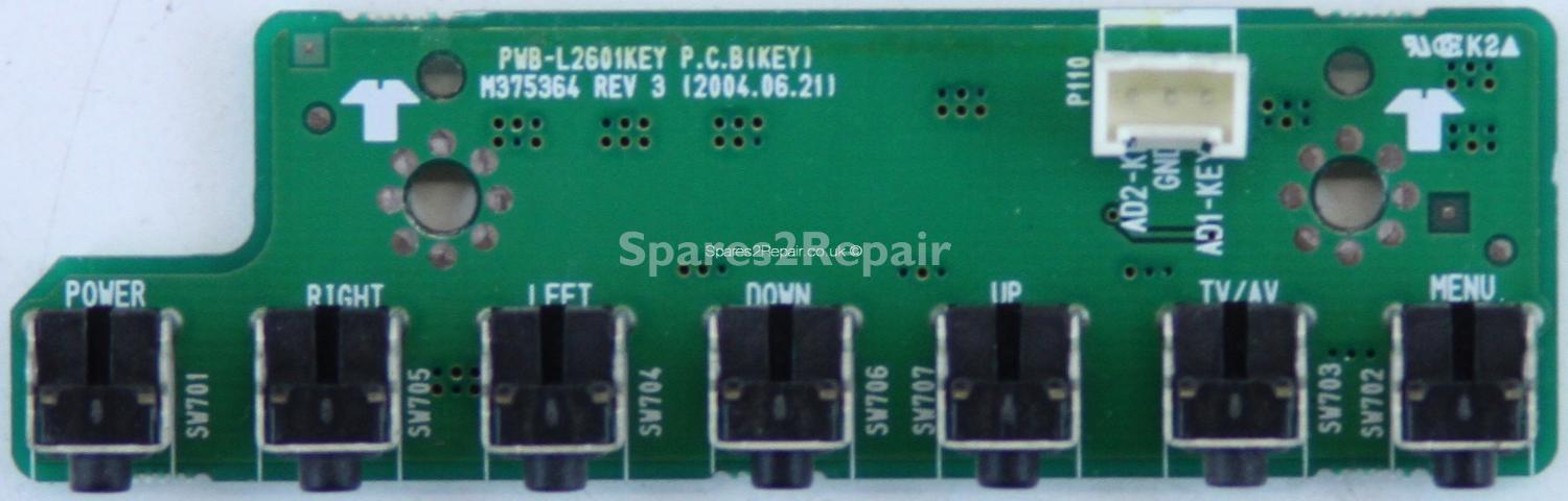 Sonix 27LC-27M65 - Buttons - PWB-L2601KEY - M375364 REV 3