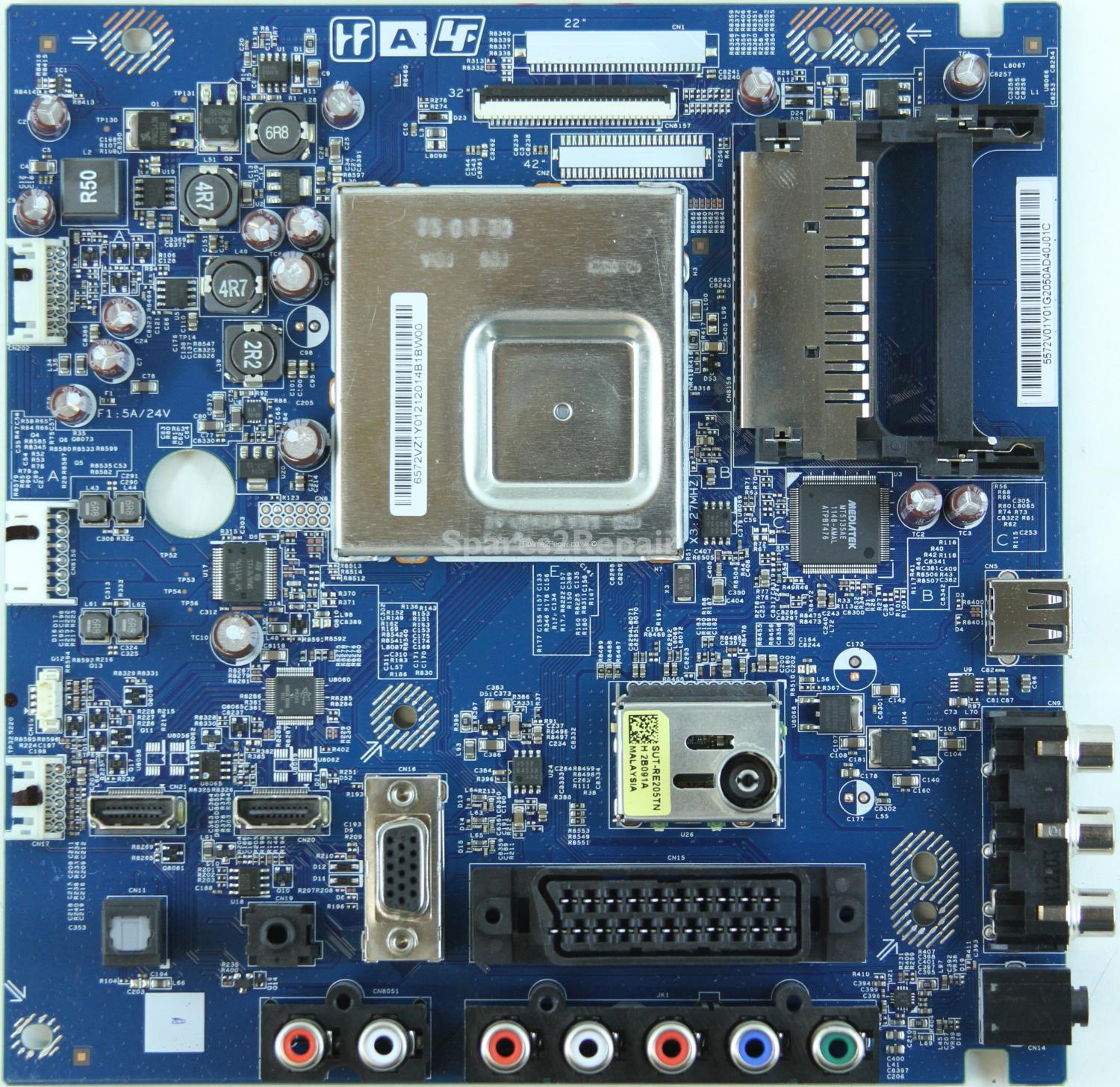 Sony KDL-32EX310 - Main AV - 55.72V01.Y01 - 48.72V06.011 - S0103-1 - SOLED_32_MT66_EU_IP_MB
