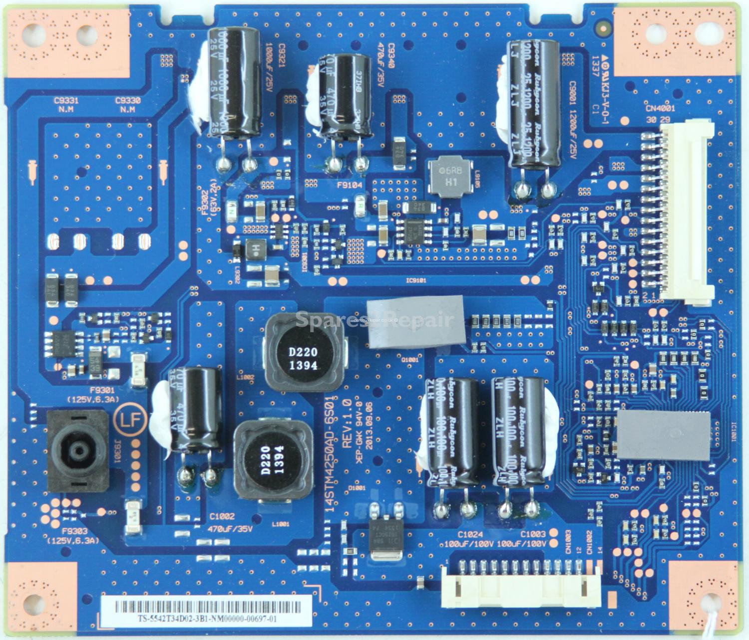 Sony KDL-42W706B - LED Driver Board - 14STM4250AD-6S01 - REV:1.0 - 55.42T34.D02