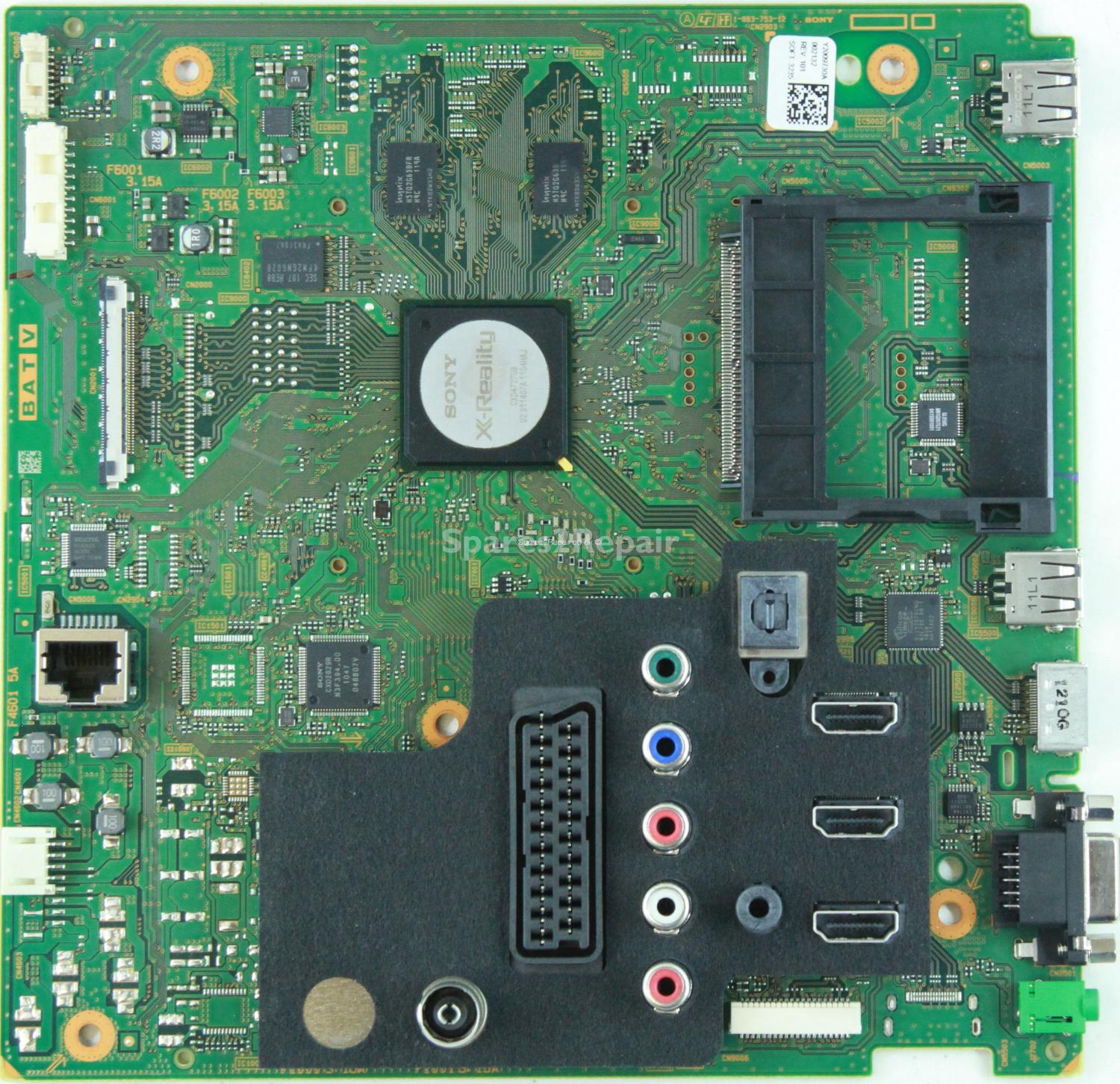 Sony KDL-40HX723 - Main AV - Y2009730A - 1-883-753-12 - REV:101