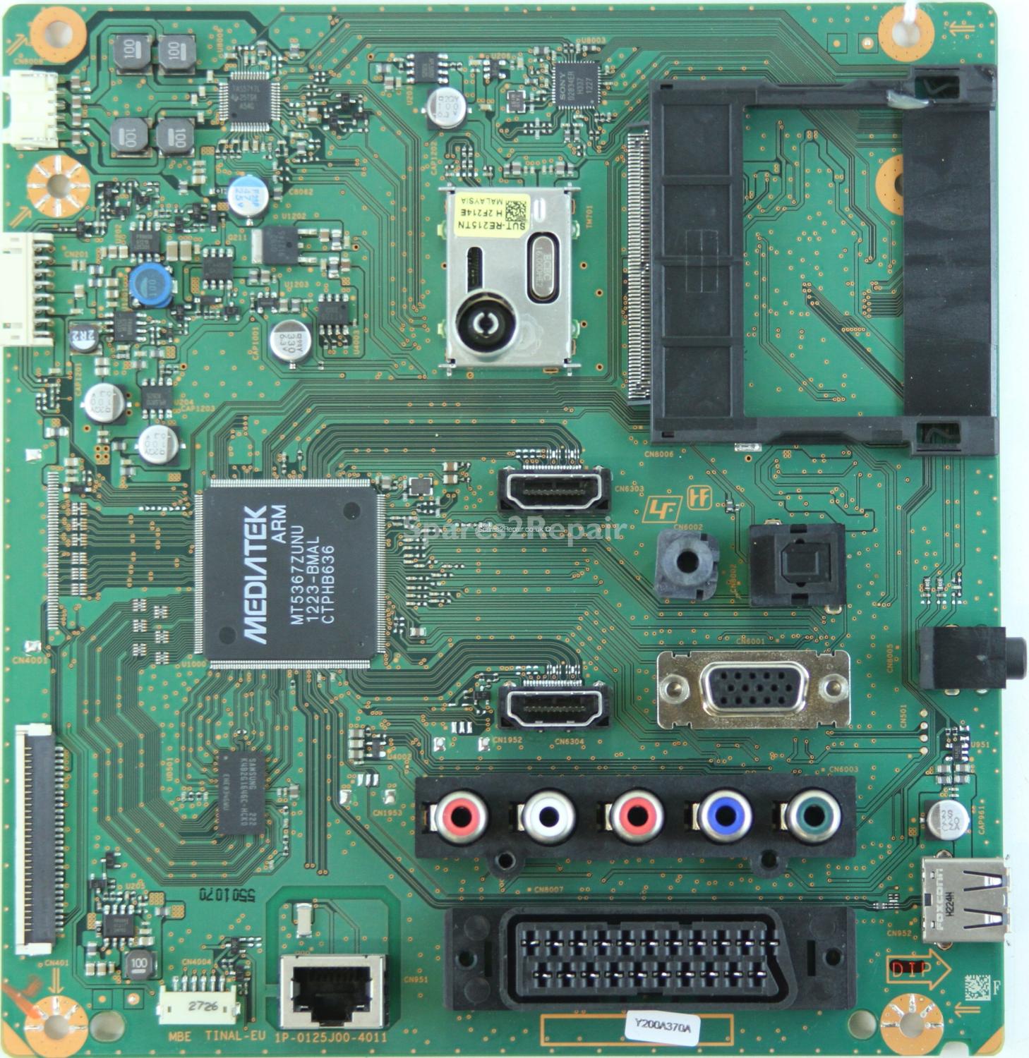 Sony KDL-32EX343 - Main AV - 1P-0125J00-4011 - Y200A370A