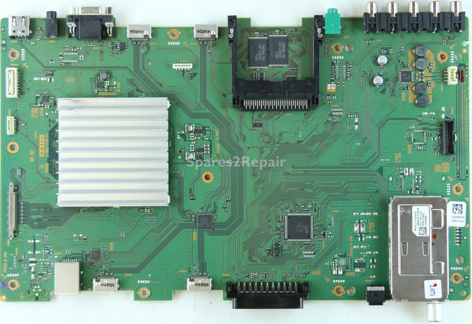 Sony KDL-40NX703 - Main AV - Y2008940F - 1-881-779-11
