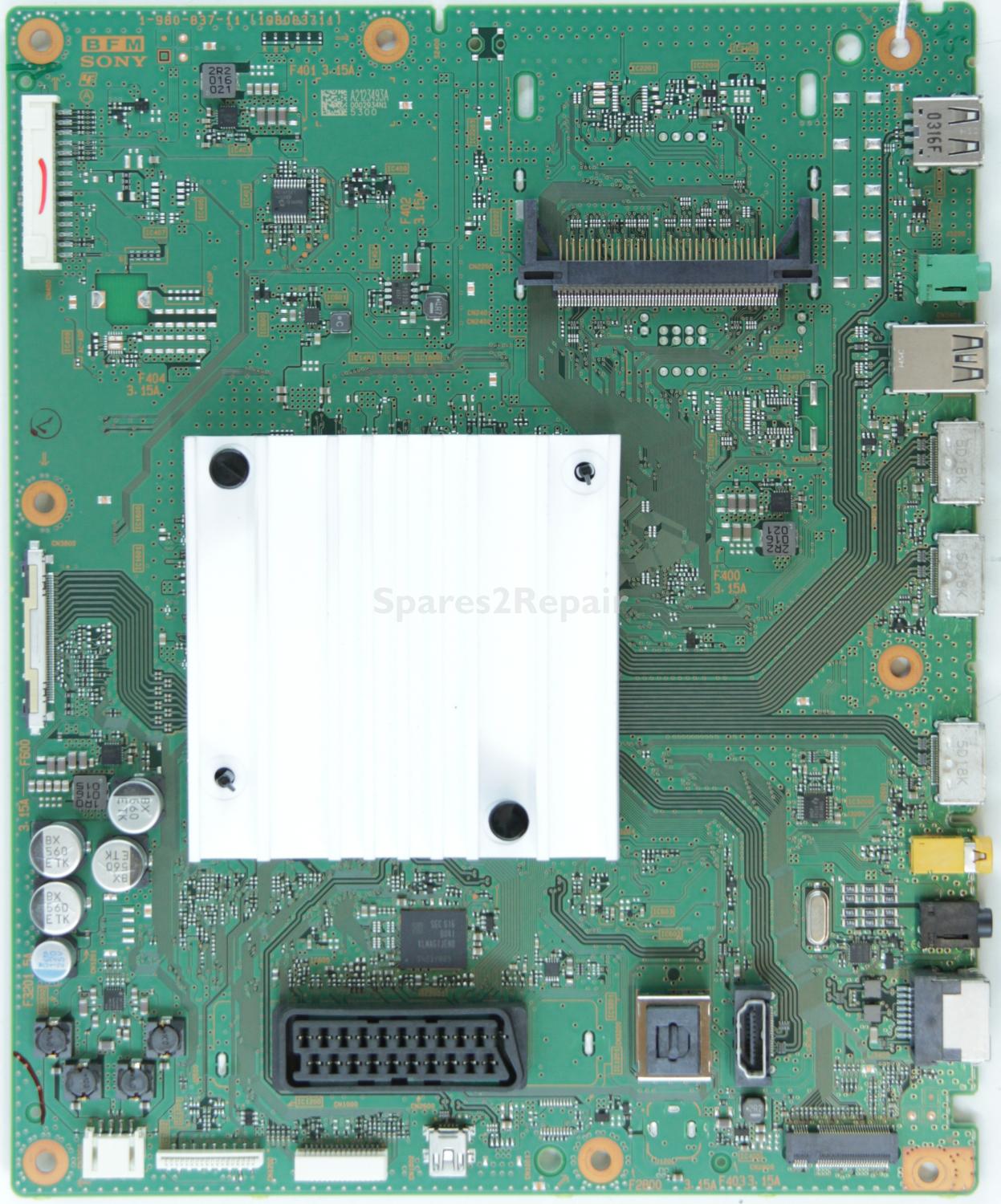 Sony KD-55XD7005 - Main AV - A2123493A - 1-980-837-11 - 198083711