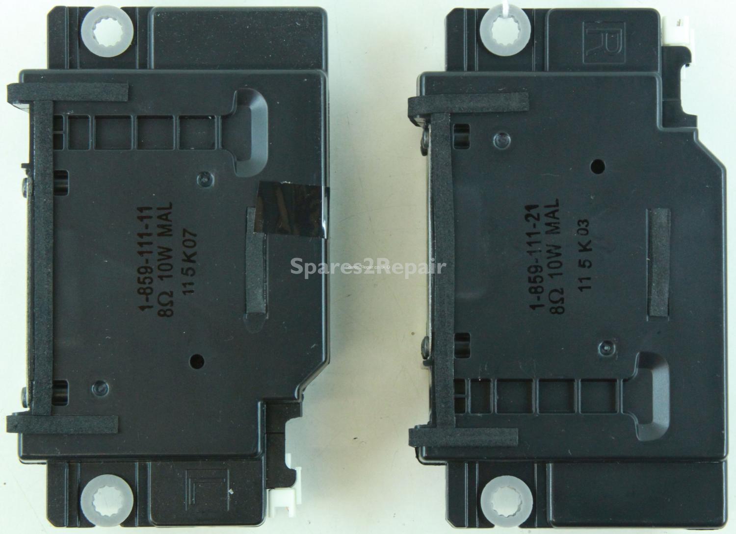 Sony KDL-32W705B - Speakers (L&R) - 1-859-111-11 - 1-859-111-21 - 8Ω - 10W