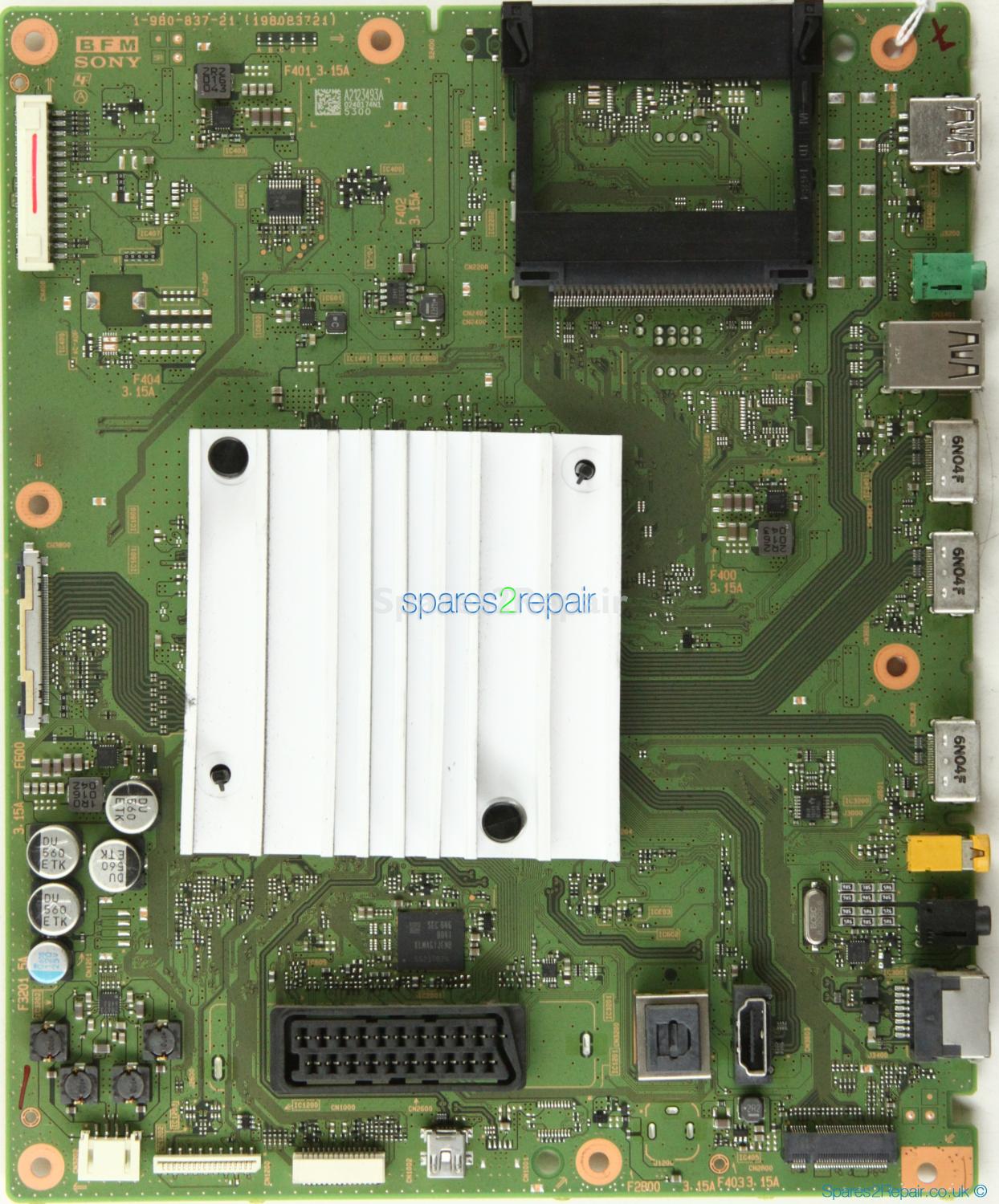 Sony KD-65XD7005 - Main AV - A2123493A - 1-980-837-21 - 198083721