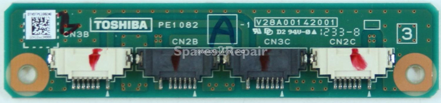 Toshiba 42VL963 - Connector Board - PE1082 A-1 - V28A00142001