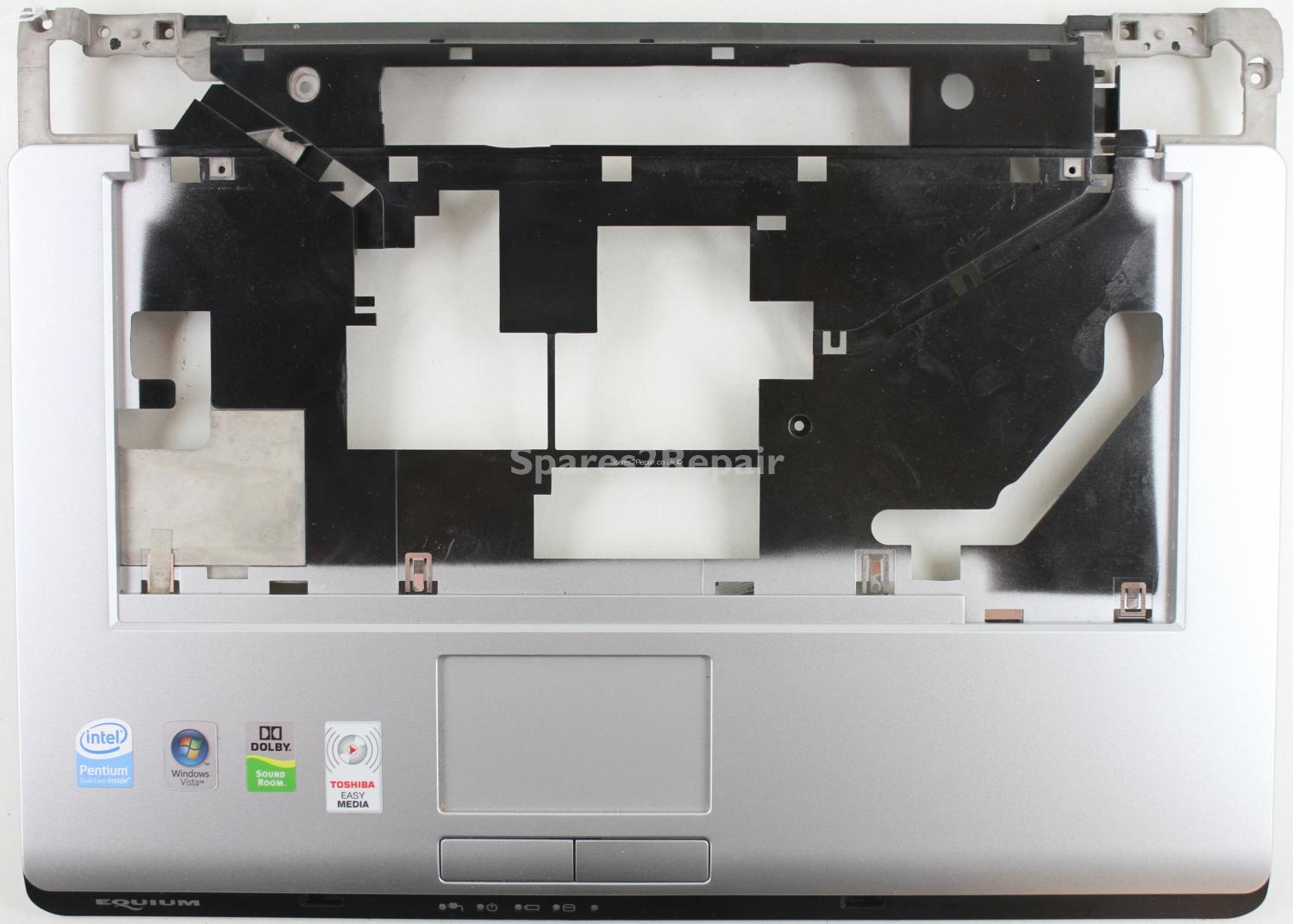 Toshiba Equium A200-1V0 - Palmrest & Touchpad (Grade A) - V000102120 - 6051B0146101-BE - REV:1.00